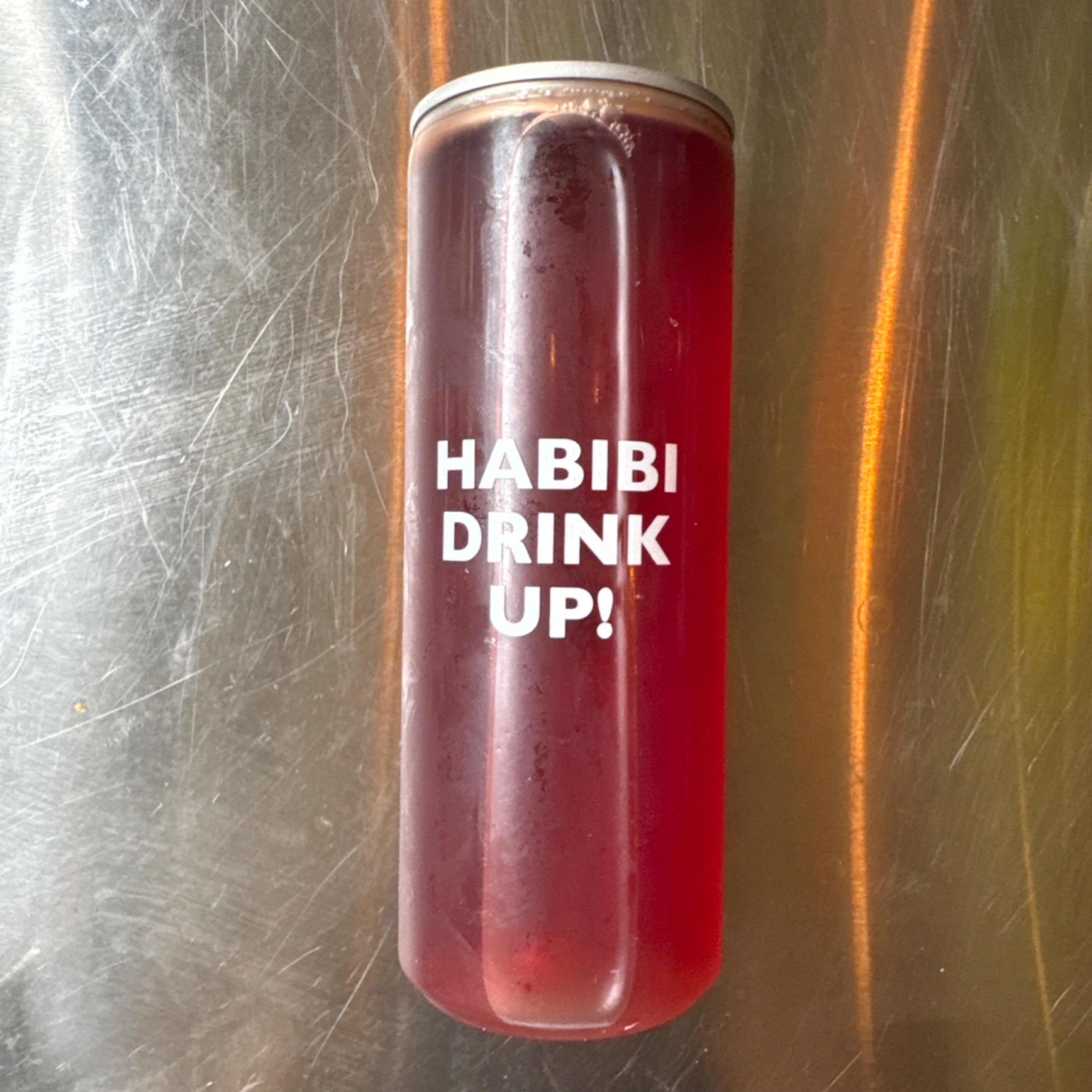 MLK Deli house pomegranate iced tea